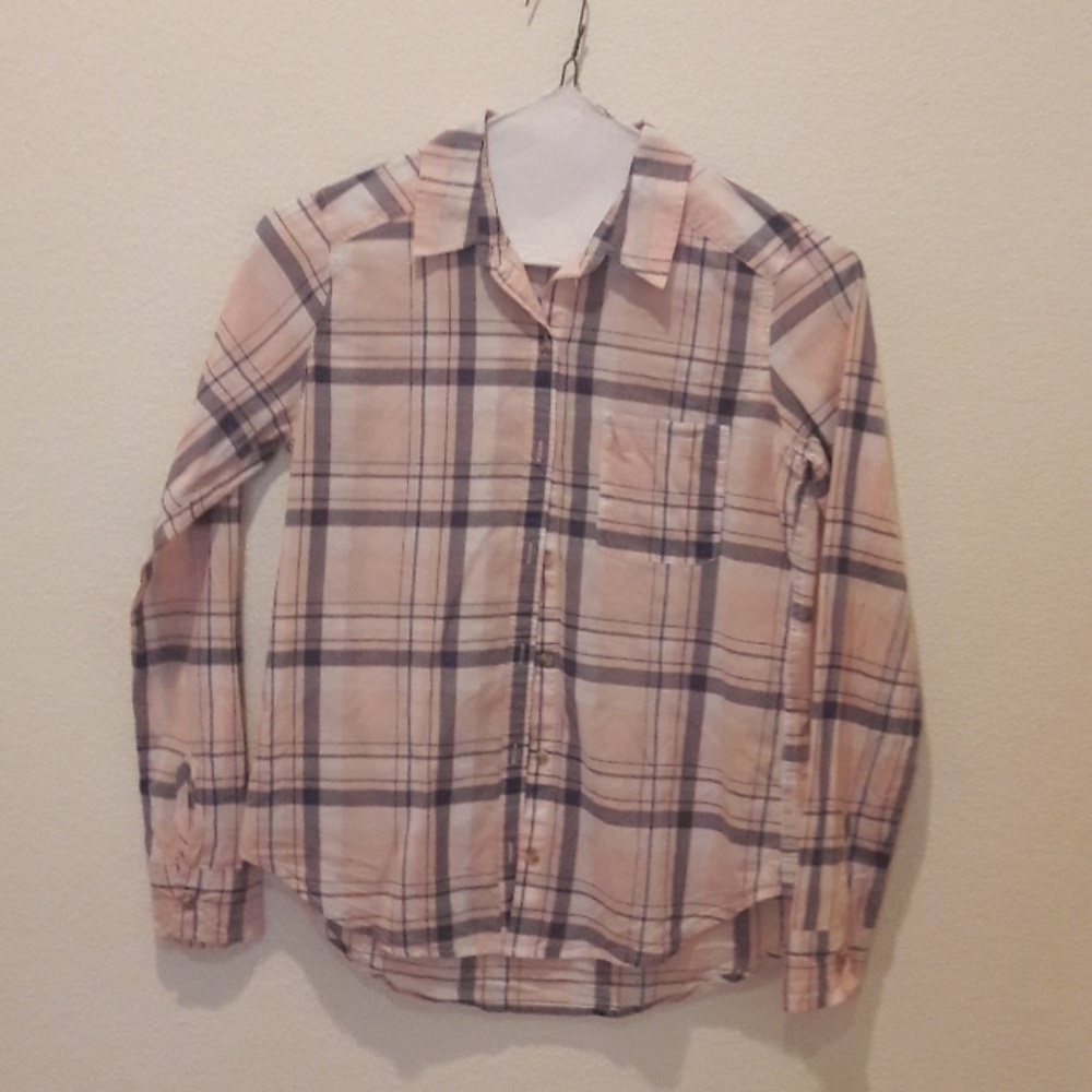 Sheer layering flannel